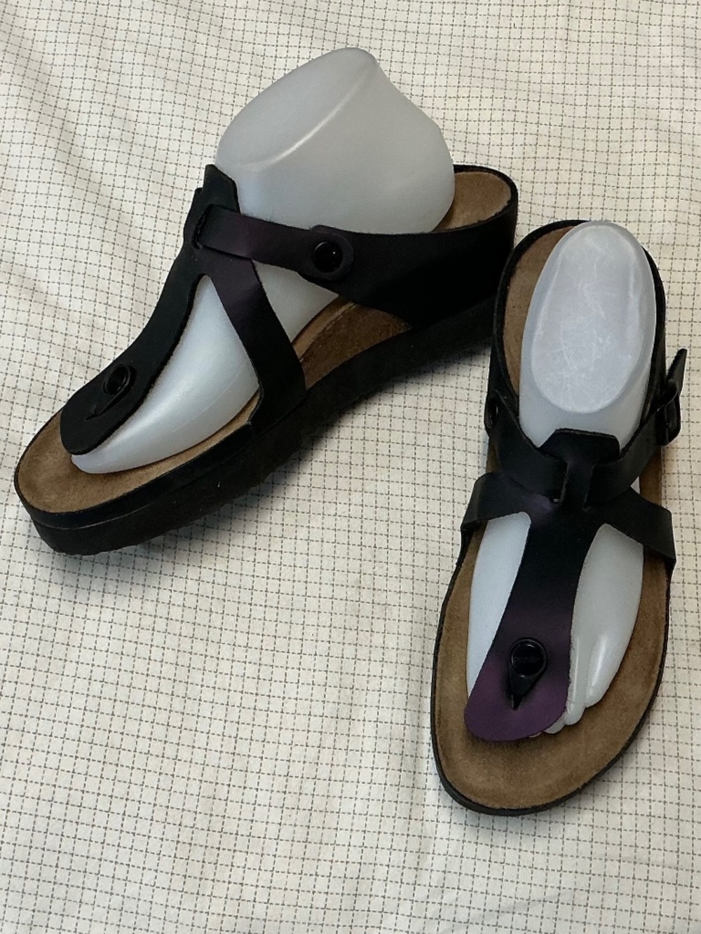 Birkenstock Papillio wedge sandals thong model Ashley women’s 8 EU 39 narrow